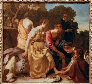 Diane avec ses compagnes - Jan Vermeer van Delft